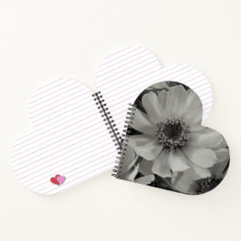 Brown Mit Augen Susan Blume Notizbuch