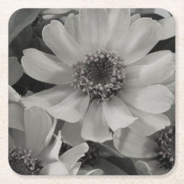 Brown Mit Augen Susan Blume Rechteckiger Pappuntersetzer