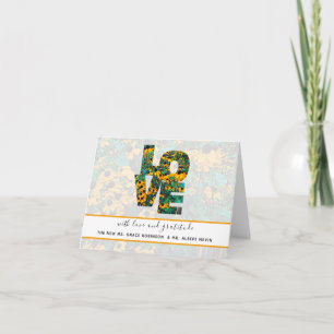 Brown-mit Augen Susans LIEBE Dankeschön Card Dankeskarte