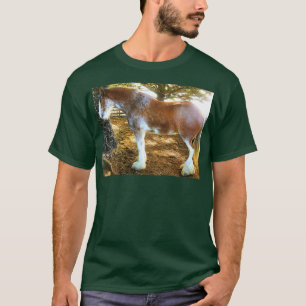 Brown Mottled Clydesdale Horse 1 T-Shirt