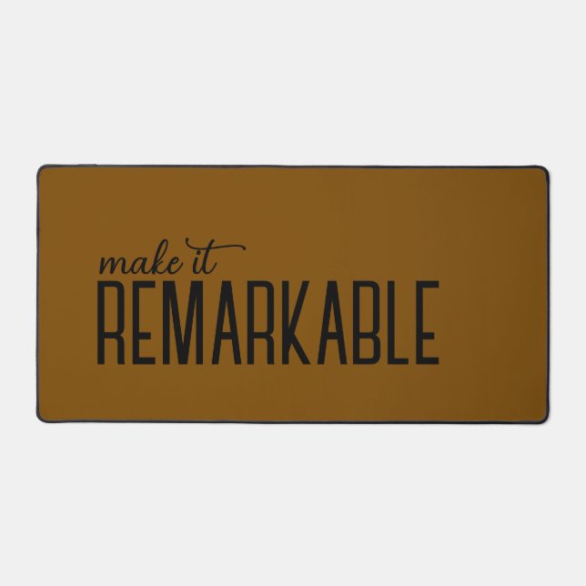 Brown mouse pad schreibtischunterlage (Vorderseite)