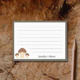 Brown Mushroom Post-it Klebezettel