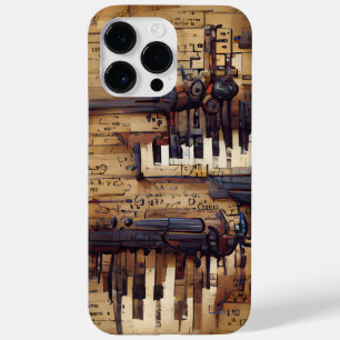 BROWN MUSICAL STEAMPUNK THEMA Case-Mate iPhone 14 PRO MAX HÜLLE