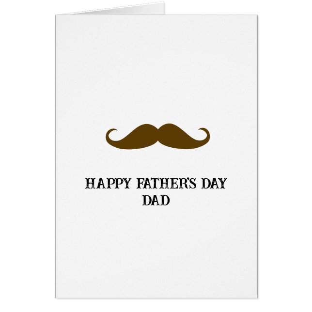 Brown Mustache Vatertag (Vorne)