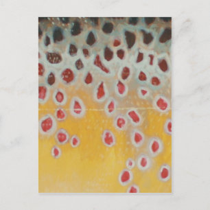 Brown-Muster Postkarte