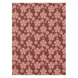 Brown Mute Floral Abstrakt Pattern Tischdecke