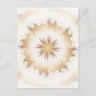 Brown-Natur-Kaleidoskop Postkarte