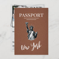Brown New York City Passport