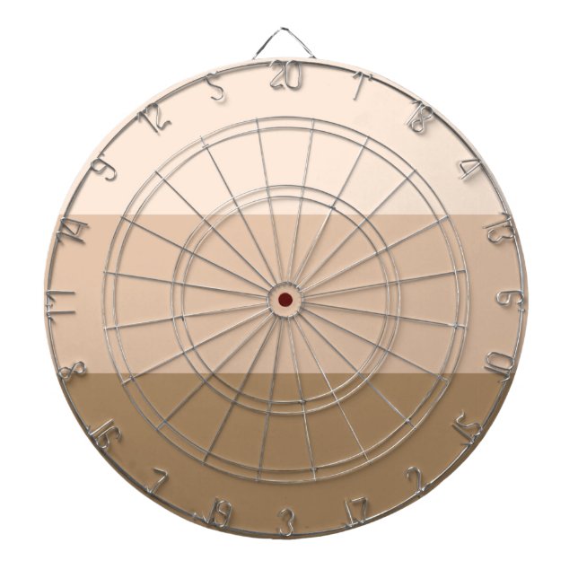 Brown Ombre Striping Dartscheibe (vorne)