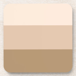 Brown Ombre Striping Getränkeuntersetzer