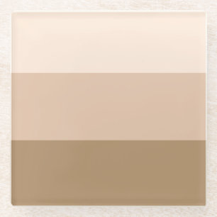 Brown Ombre Striping Glasuntersetzer