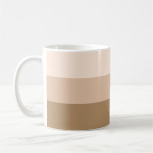 Brown Ombre Striping Kaffeetasse