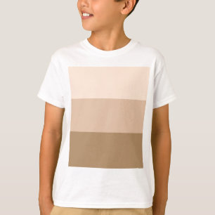 Brown Ombre Striping T-Shirt