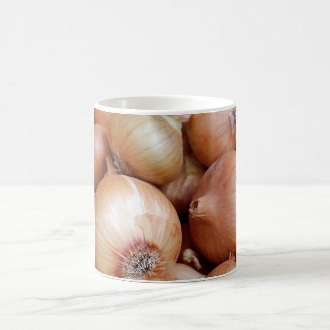Brown Onions Kitchen Tasse (Mittel)