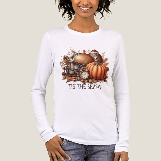 BROWN & ORANGE FALL IN DER SAISON THEMA Tri-Blend SHIRT (Vorderseite)