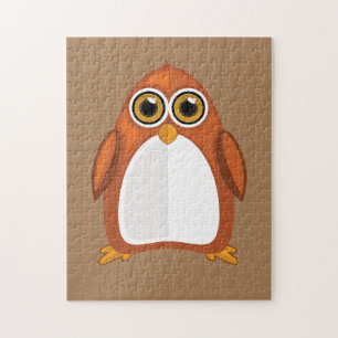 Brown Orange Penguin Puzzle