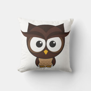 Brown Owl Kissen