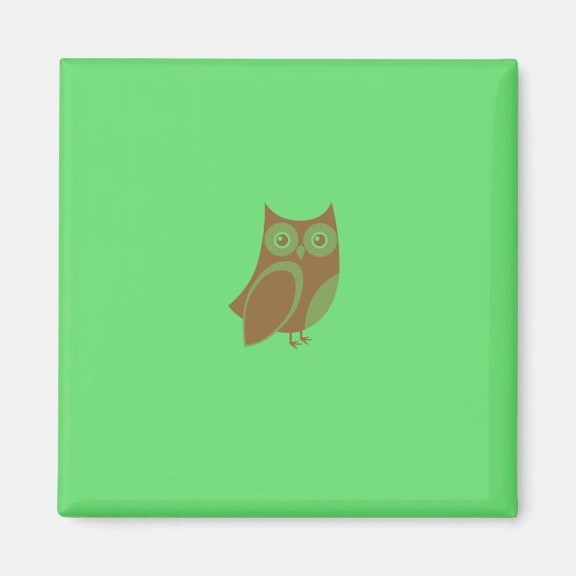 Brown Owl Magnet (Vorne)