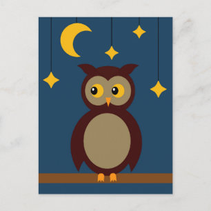 Brown Owl Postkarte