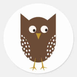 Brown Owl Sticker