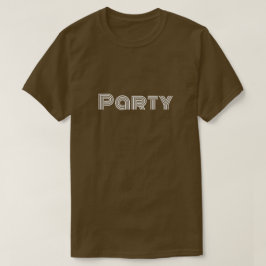 Brown Party T - Shirt