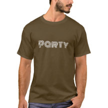Brown Party T - Shirt