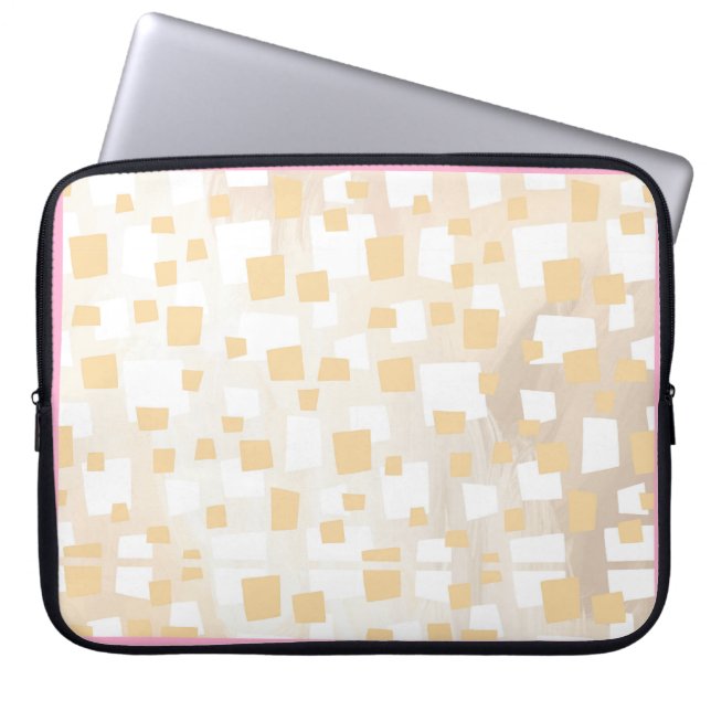 Brown Pattern Bag Laptopschutzhülle (Vorderseite)