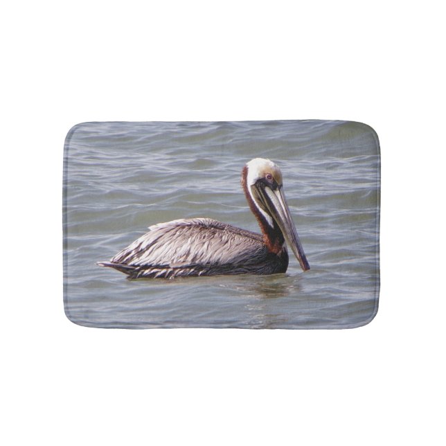Brown Pelican bathmat Badematte (Vorderseite)