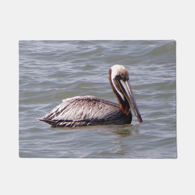Brown Pelican Doormat Fußmatte (Vorderseite)