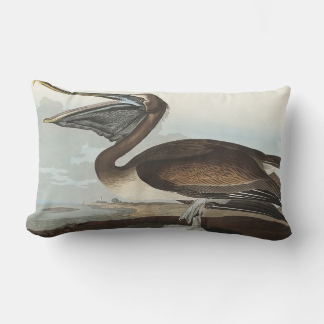 Brown Pelican from Birds of America Lendenkissen (Vorderseite)