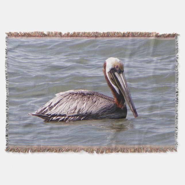 Brown Pelican wurf Decke (Vorderseite)
