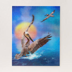Brown Pelicans SUN KISSED ISLAND Puzzle