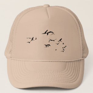 Brown-Pelikan-Vogel-Tier-Tiere Truckerkappe