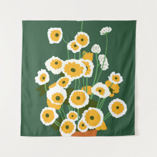 Brown Pot Wandteppich