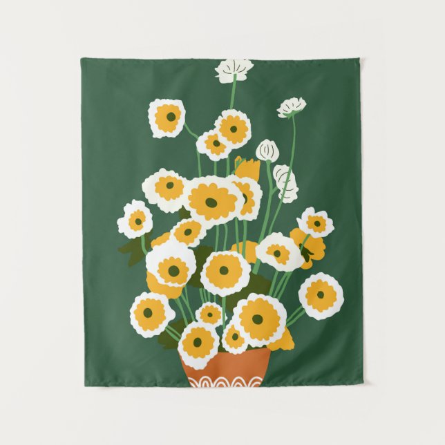 Brown Pot Wandteppich (Vorderseite)