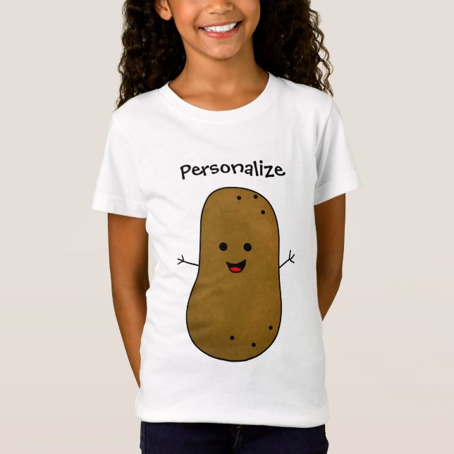 Brown Potato Personalisiert T-Shirt (Vorderseite)