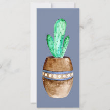 Brown Potted Cactus Pflanze Book Mark