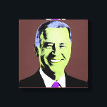 Brown President Biden Pop Art Leinwanddruck<br><div class="desc">Politischer Pop Art Gear und politische Geschenke von PolitiClothes.com & PolitiCardz.com finden die einzigartigsten Wahlen und politischen Geschenke inklusive: politische T - Shirt, politische Autoaufkleber, politische Buttons, politische Poster, politische Buttone, politische Karten, politische Tasse, politische Plakate, politische Zeichen und mehr! Politische Kunst & Gear: http://www.PolitiClothes.com Politische Karten und Geschenke: http://www.PolitiCardz.com...</div>
