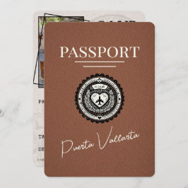 Brown Puerta Vallarta Pass Save the Date