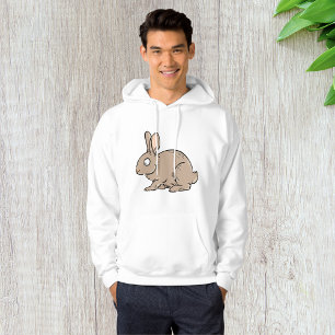 Brown Rabbit Mens Hoodie