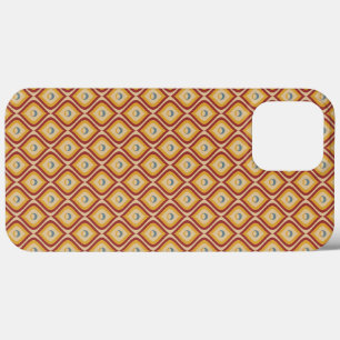 Brown Retro Earthy Wavy Retro Vintag Mitte Jahrhun Case-Mate iPhone Hülle