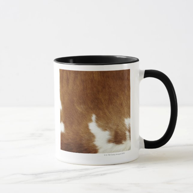 Brown-Rindleder-Druck Tasse (Rechts)