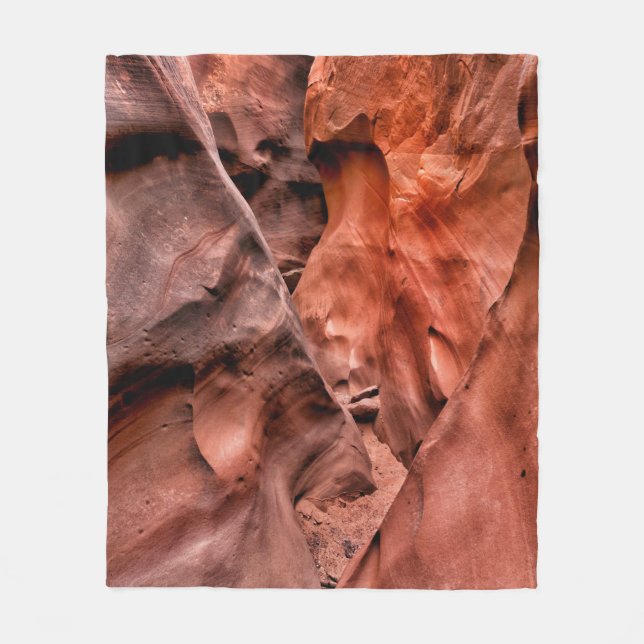 Brown rock formations fleecedecke (Vorderseite)