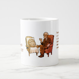 Brown Rorschach Freud Brain Psychologist Mental He Jumbo-Tasse