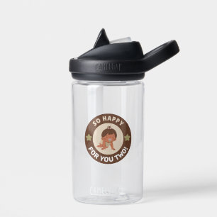 Brown Round Sticker Baby Trinkflasche