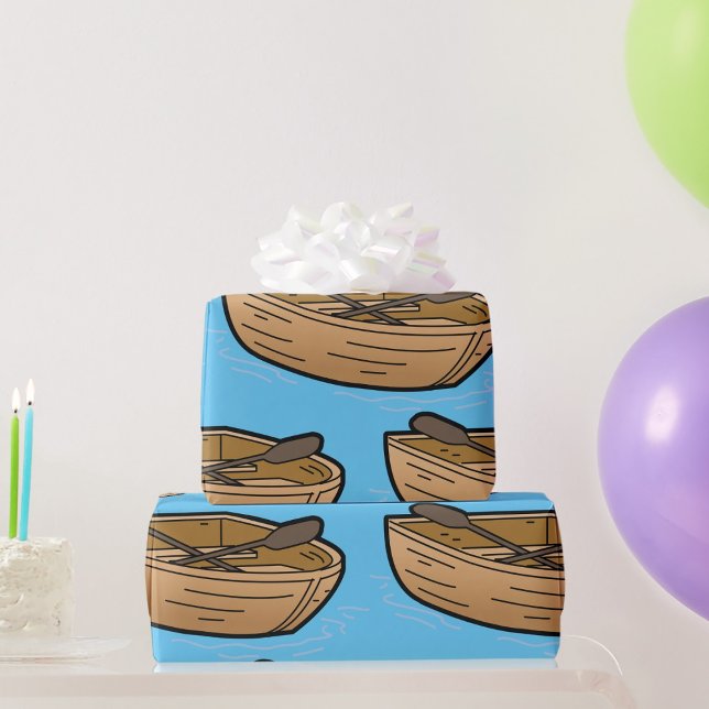 Brown Row Bow Wrapping Paper Geschenkpapier (Von Creator hochgeladen)