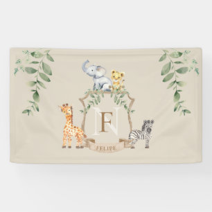 Brown Safari Wappen Banner