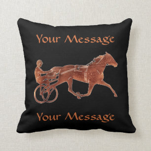 Brown-Schrittmacher-Silhouette Kissen