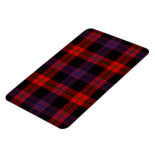 Brown Scottish Clan Tartan Kariert Magnet