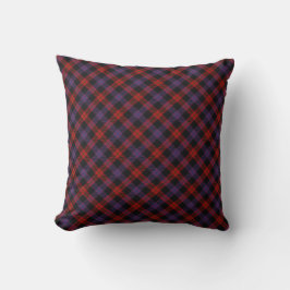 Brown Scottish Clan Tartan Throw Kissen